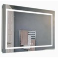 thumbnail image 2 of ExBrite Miroir de Salle de Bain Mural Rectangulaire Sans Cadre w/ LEDs, 2 of 11