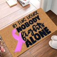 thumbnail image 4 of Tapis d'Entrée de Sensibilisation au Cancer avec Ruban Non - Intérieur Extérieur Tapis Personnalisable, 4 of 8