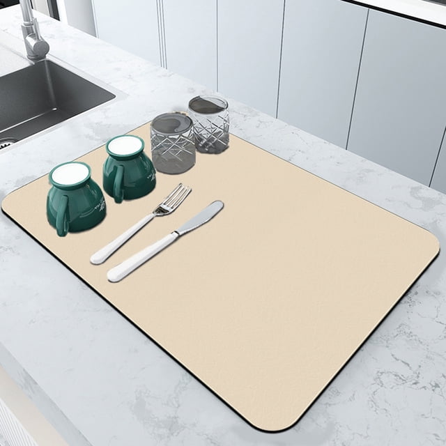EGNMCR Outdoor Rug Bathroom Rugs Rugs for Living Room Coffee Machine Pad, Kitchen Countertop Pad, Wash Basin, Ant-i Slip And Heat Insulation Bowl Pad, Household Diatom Mud, Water Absorption a cushion