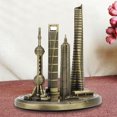 thumbnail image 2 of Gold Oriental Pearl Model, Shanghai Building Collection Model Building Models, Global Financial Center Souvenir Gift For Friends Office Decor Home Ornaments, 2 of 8
