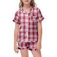 thumbnail image 5 of Winter Outfits Teens Girls Outfits Hildren's Shirt And Pants Set Christmas Pyjamas Set With Pockets Christmas Set, 5 of 5
