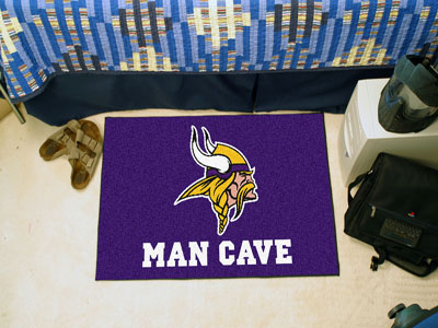 Fanmats NFL - Minnesota Vikings Man Cave Starter Rug 19"x30"