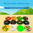 thumbnail image 3 of Creative Tricky High Simulation Toy 31.5in Snake Soft Glue Scary Whole Person Rubber Animal Fake Snake Risso‘s Cobra, 3 of 11