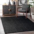 thumbnail image 1 of Aizza Trends Hand Made Hand Braided Natural Jute Floor Area Rug / Floor Carpet Rug / Natural Jute Rug, 1 of 5
