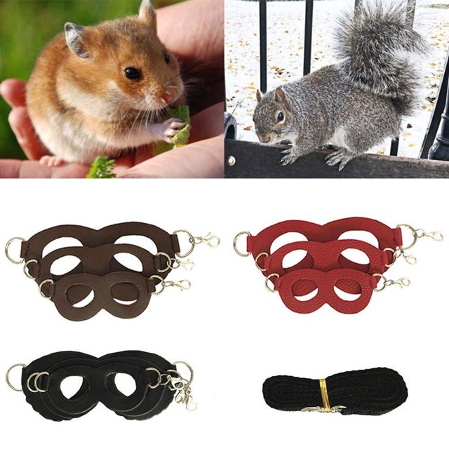 4 Pcs Harnais Portable en Plastique pour Animaux de Compagnie Lapin Corde de Plomb Réglable Anti-Perte
