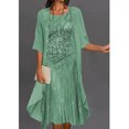 thumbnail image 2 of Pisexur Robe Maxi Sans Manches à Dos Nageur pour Femme, Imprimé Floral, Décontractée, Longue, Fluide, Robe Irrégulière, 2 of 6