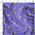 thumbnail image 2 of Soimoi Georgette Viscose Fabric Moon & Stars Galaxy Printed Fabric 1 Yard 42 Inch Wide, 2 of 6