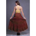 thumbnail image 4 of Bimba SkirtsForWomen Long Length Cotton Printed Maxi Boho Summer Skirt, 4 of 5