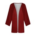 thumbnail image 5 of Women'S Cardigans,Lightweight Front Open Cardigan For Women Summer Clearance,Open Front Breathable Cardigans,Womens Summer Fall Solid Color Cardigan Long Sleeve Loose Cover Up Casual Blouse Tops, 5 of 5