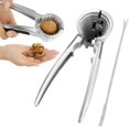 thumbnail image 2 of 1Pc Pecan Crackers Tool Funnel Walnut Plier Nutcracker Pecan Walnut Plier Clip Tool with Nut Pick,Nut Crackers for All Nuts,Ergonomic Metal Nutcracker for Walnuts,Pecans,Hazelnuts,Almonds & Chestnuts, 2 of 5