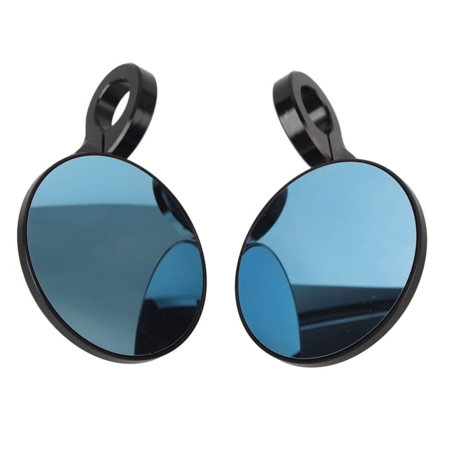 Motorcycle Round Bar End Mirrors Anti Blue Mirror For M8 M10 Mirror Holders