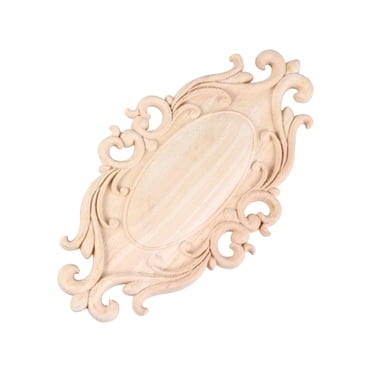 KAKOWELY Applique Sculptée Style Européen pour Décoration Couleur Beige Facile à Pulvériser Largeur 2.36 Pouces Hauteur 2.36 Pouces, 7.87"X4.33"X0.59 Pouces