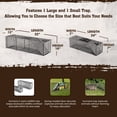 thumbnail image 3 of Rugged Ranch CatchMor Live Animal Multi Catch 2 Pack Trap, 1 Large & 1 Small, 3 of 9