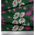 thumbnail image 2 of Soimoi Poly Georgette Fabric Artistic Flower Printed Craft Fabric by the Yard 52 Inch Wide, 2 of 3