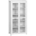 thumbnail image 1 of HOMCOM Armoire de Cuisine, Armoire de Rangement à 5 Niveaux avec Étagères, Blanc, 1 of 10