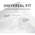 thumbnail image 2 of 600 Thread Count 3 Piece (1- Fitted Sheet + 2- Pillow cover) Quality 10 Inch Deep Pocket 100% Egyptian Cotton Solid Pattern, 2 of 4