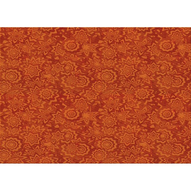 Ahgly Company Tapis d'Intérieur Rectangulaire Transitionnel Orange Rouge Orange Lavable à la Machine, 8 Pieds x 12 Pieds