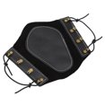 thumbnail image 3 of PU Leather Arm Guard Strong Force Adjustable Cord Cowhide Arm Guard with Brass Pattern Decorative Buckle for Archery, 3 of 7