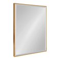 thumbnail image 1 of Kate and Laurel Rhodes Large Framed Decorative Rectangle Wall Mirror, 22.75x28.75 Gold, 1 of 5