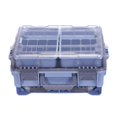 thumbnail image 3 of S SERENABLE Fishing Tackle Box Fishing Accessories Box Multifunctional Storage Organizer Blue, 3 of 9