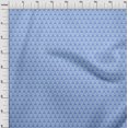 thumbnail image 4 of oneOone Polyester Spandex Blue Fabric Asian Ornamental Craft Projects Decor Fabric Printed By The Yard 56 Inch Wide, 4 of 4