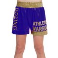 thumbnail image 4 of Moggemol Kids Girls Boys Boxer Clothes Boxing Robe And Print Shorts Gloves Set For Mma Kickboxing Purple 10, 4 of 7