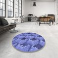 thumbnail image 4 of Ahgly Tapis Rectangulaire Lavable en Machine Bleu Ciel, 3 Pieds x 5 Pieds, 4 of 7