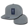 thumbnail image 2 of Decky RP1-PL-GRY-28 Retro Fitted Caps Grey - 7.63, 2 of 3