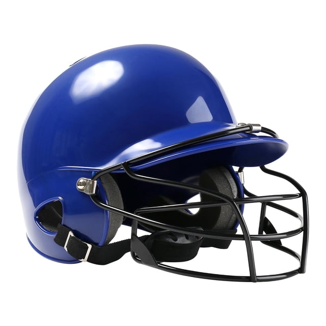 Lipstore Baseball Batting Helmet with Face Sports Softball Blue