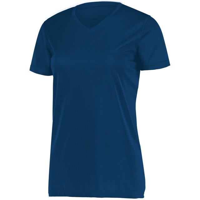 Augusta Sportswear T-Shirt Évacuant l'Humidité pour Femmes, 2TG, Marine