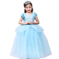 thumbnail image 2 of Robe Bleue Princess Costume Robe de Fête Déguisement, 2 of 4