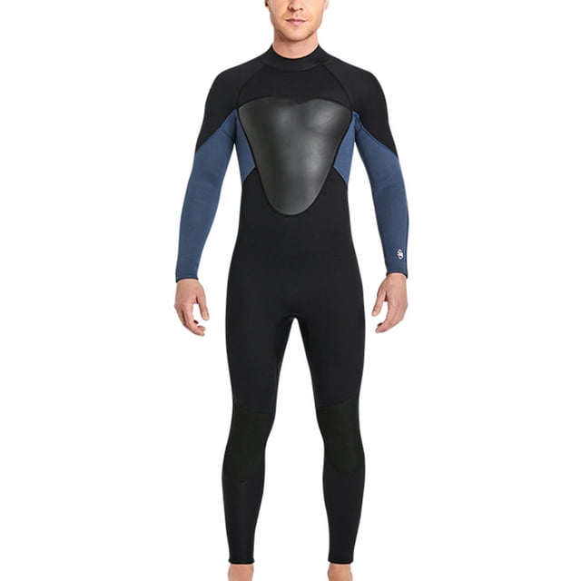 Combinaison de Plongée Haute Efficacité à l'Épreuve du Froid Maillots de Bain Confortables Forte Crème Solaire Réduire la Résistance à l'Eau Combinaison de Plongée Classique Col Ras du Cou Hommes
