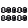 thumbnail image 1 of 10Pcs Potentiometer Volume Tone Knobs Caps with D Shaped Shaft for Electric Guitar Bass, 1 of 8