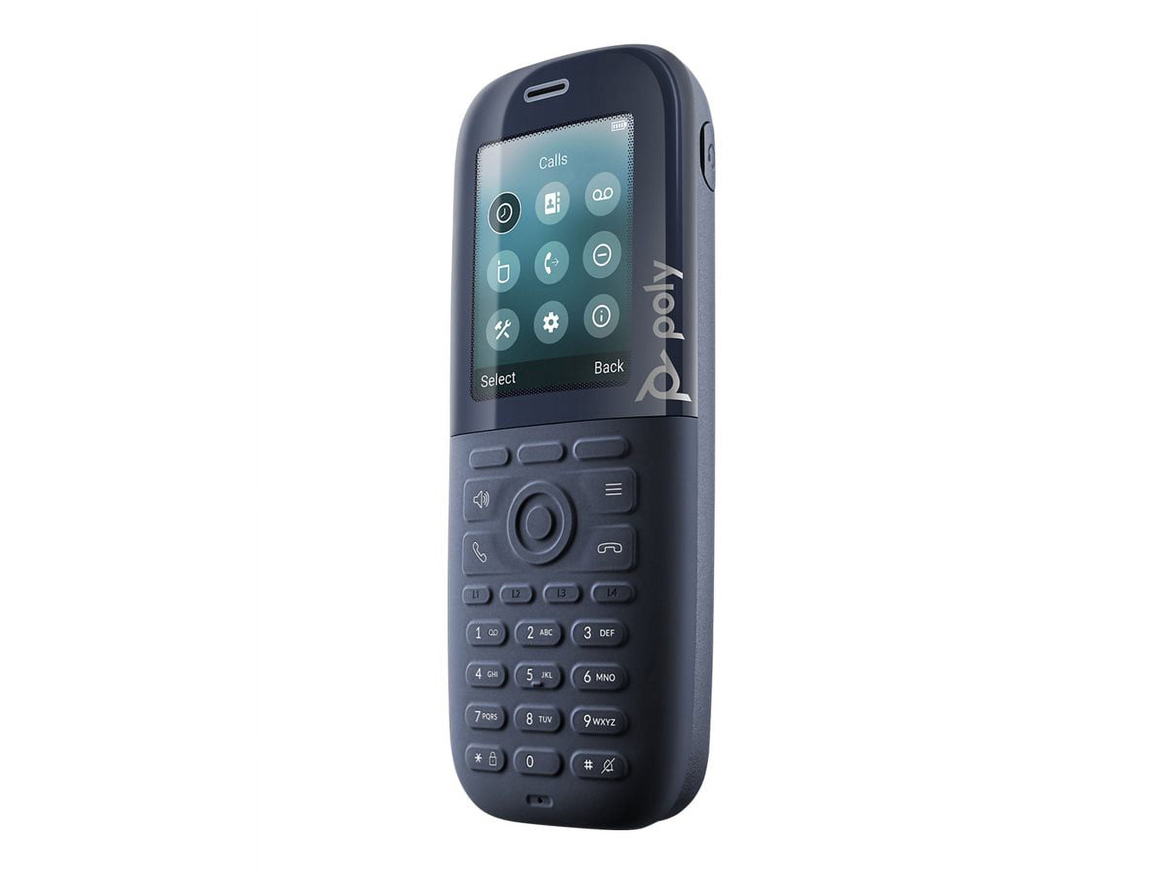 Poly Rove 30 - Combiné d'Extension Sans Fil avec Afficheur/surprise d'Appel - DECT - Capacité d'Appel 3 Voies - Noir