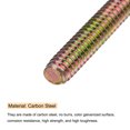 thumbnail image 4 of Unique Bargains 10pcs 1/4x3' Carbon Steel Fully Threaded Rod Bar Studs for Furniture Mounting Assembly, 4 of 4