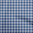 thumbnail image 1 of oneOone Polyester Spandex Indigo Blue Fabric Houndstooth Sewing Craft Projects Fabric Prints By Yard 56 Inch Wide, 1 of 4