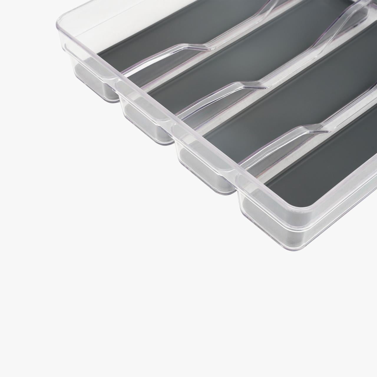Mainstays Plateau à Couverts en Plastique Antidérapant, range-ustensiles de cuisine pour tiroir, lot de 1