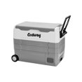 thumbnail image 1 of Costway 58 Quarts Car Refrigerator Portable RV Freezer Dual Zone w/ Wheel, 1 of 4