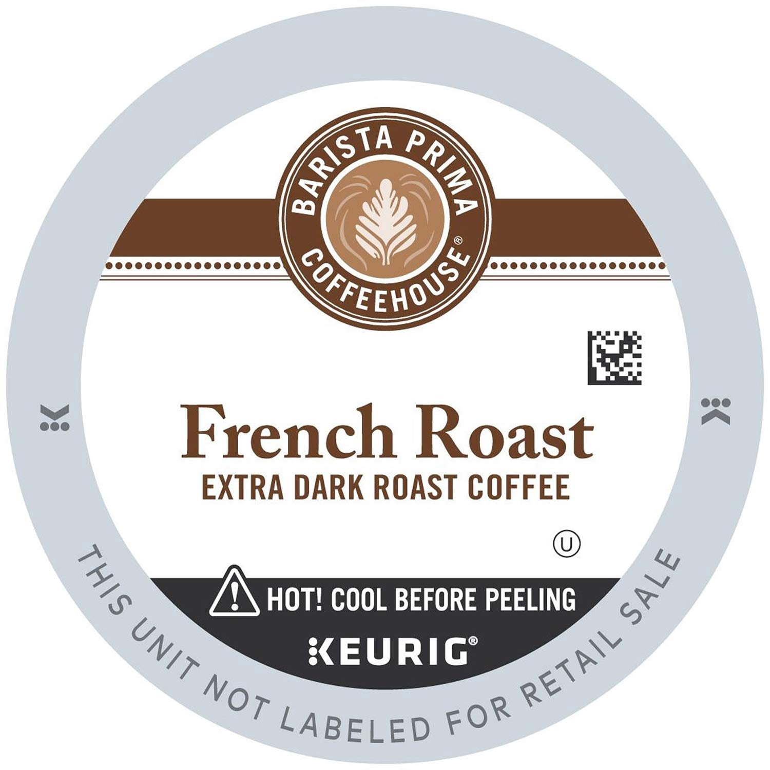 Barista Prima Coffeehouse Coffee , Keurig K-Cups, French Roast, 24 Count (Packaging May Vary)