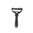 thumbnail image 2 of Pets, Paws and Ideas Double-Sided Dematting Brush & Comb Set for Dogs & Cats, Pet Grooming Tool to Remove Mats, Tangles & Loose Hair, Deshedding Undercoat Rake, Undercoat Loose Hair Removal, 2 of 4