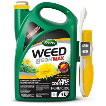 Scotts Weed B Gon Max Ready-To-Use Weed Control with Wand Applicator  4L