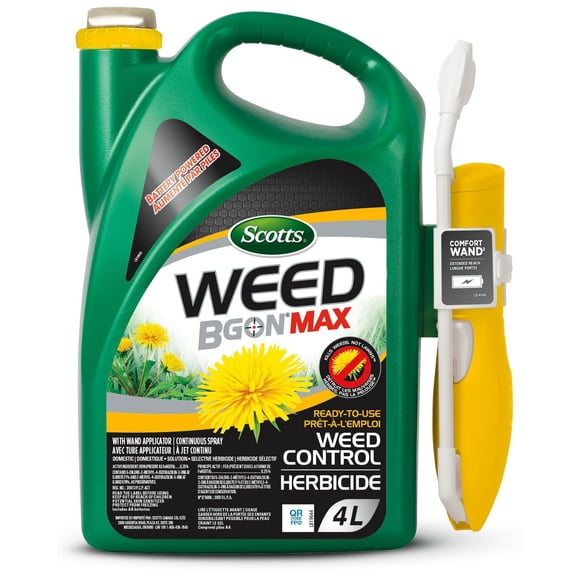 Scotts Weed B Gon Max Ready-To-Use Weed Control with Wand Applicator 4L