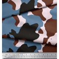 thumbnail image 3 of Soimoi Poly Georgette Fabric Two Tone With White Camouflage Print Fabric by Yard 42 Inch Wide, 3 of 3