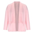 thumbnail image 4 of TIMIFIS Womens Casual Blazers Open Front Long Sleeve Work Office Jackets Blazer-PinksFall/Winter, 4 of 6