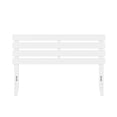 thumbnail image 3 of AFI Oxford Solid Wood Queen Size Modern Headboard with USB Charger in White, 3 of 6