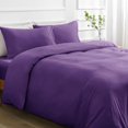 thumbnail image 4 of Duvet Cover Queen -Piece Prewashed Ultra Soft Queen Bedding Set - Features Zipper Closure and Corner Ties Includes Duvet Cover x Pillowcases No Comforter, 4 of 7