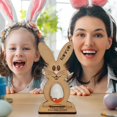 thumbnail image 1 of Edgergery Personalized Bunny Eggs Tray Surprise Easter Eggs Decorations, 1 of 1