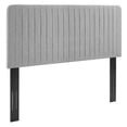 thumbnail image 1 of Milenna Channel Tufted Upholstered Fabric Full/Queen Headboard, 1 of 4