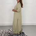 thumbnail image 4 of 2025 Dames Décontracté Chiffon Femmes Ensembles 3 Pcs Manches Longues Pantalons Deux Femmes Robe Vestes Pièce, 4 of 6