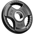 thumbnail image 1 of MAGMA Virgin Rubber 2-Inch Cast Iron Olympic Grip Plates, for Strength Training, Weightlifting, Muscle Toning, Weight Loss & Crossfit, 1 of 9